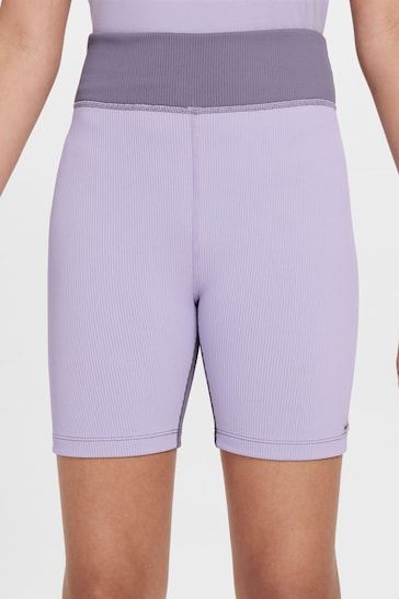Nike Purple One Dri-FIT Cycling Shorts