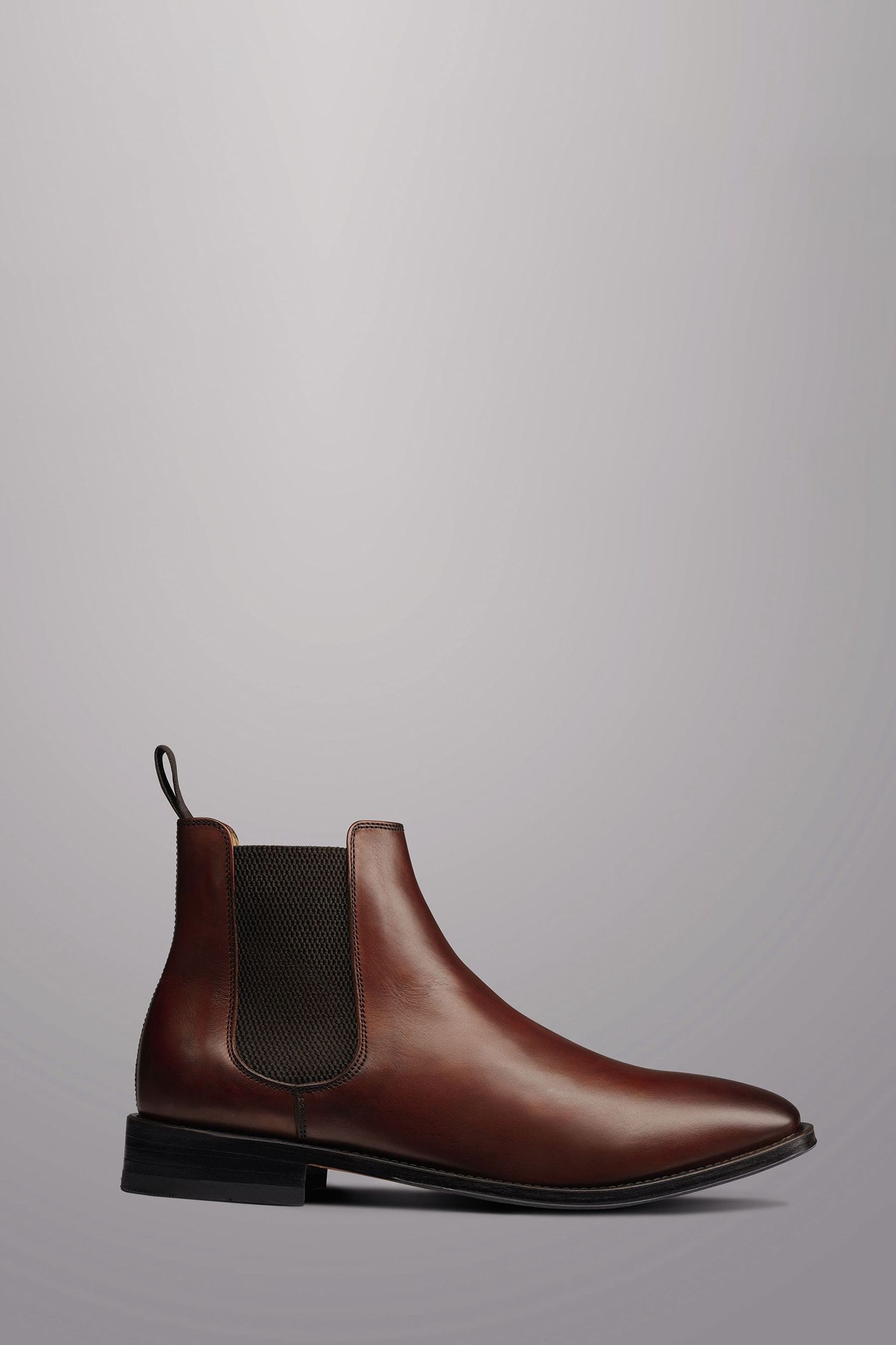 Buy Charles Tyrwhitt Brown Leather Chelsea Boots from the Next UK online shop