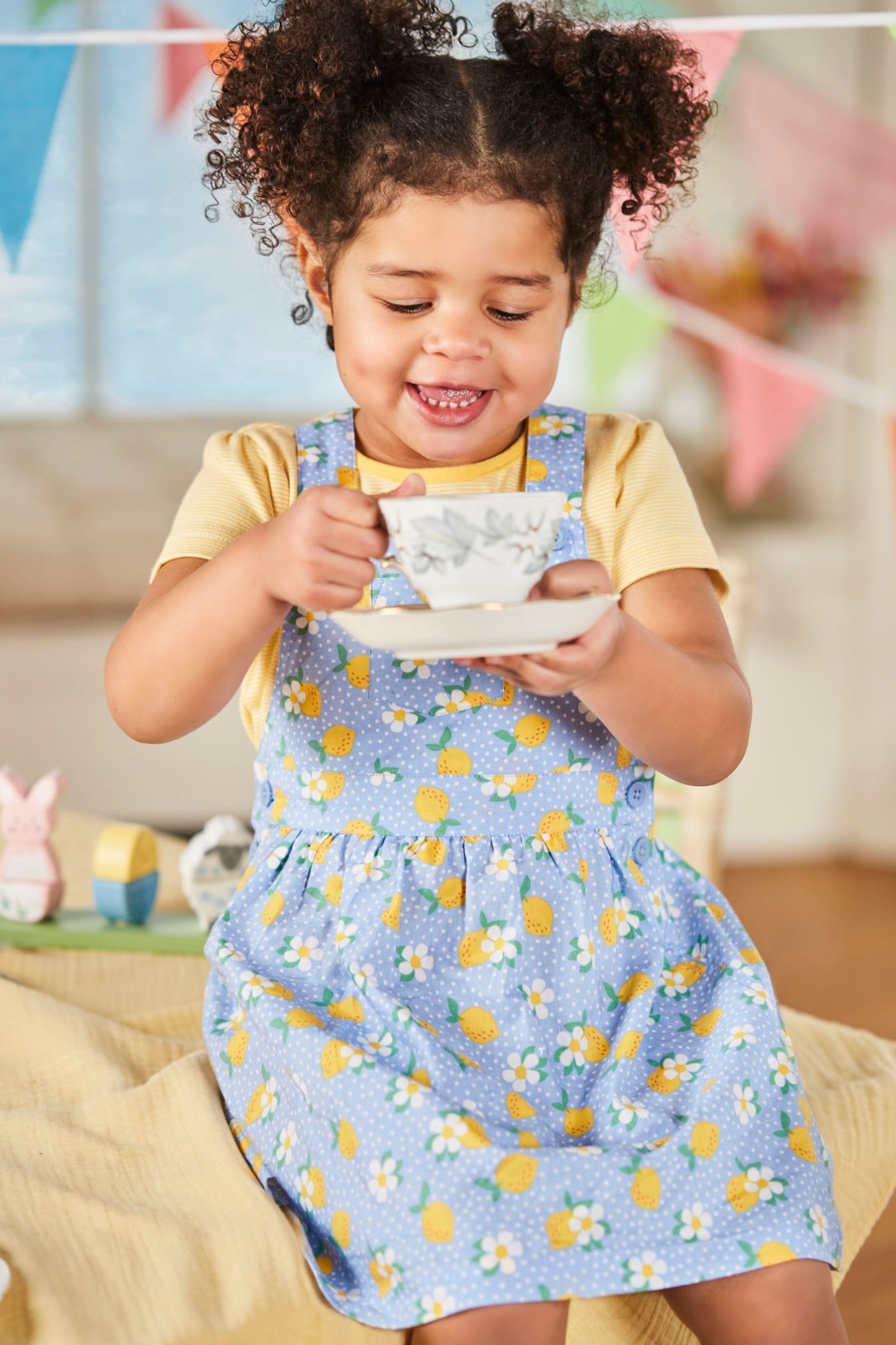 Floral 2025 dungaree dress
