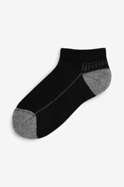 Monochrome 5 Pack Cushioned Footbed Sports Trainer Socks - Image 4 of 6