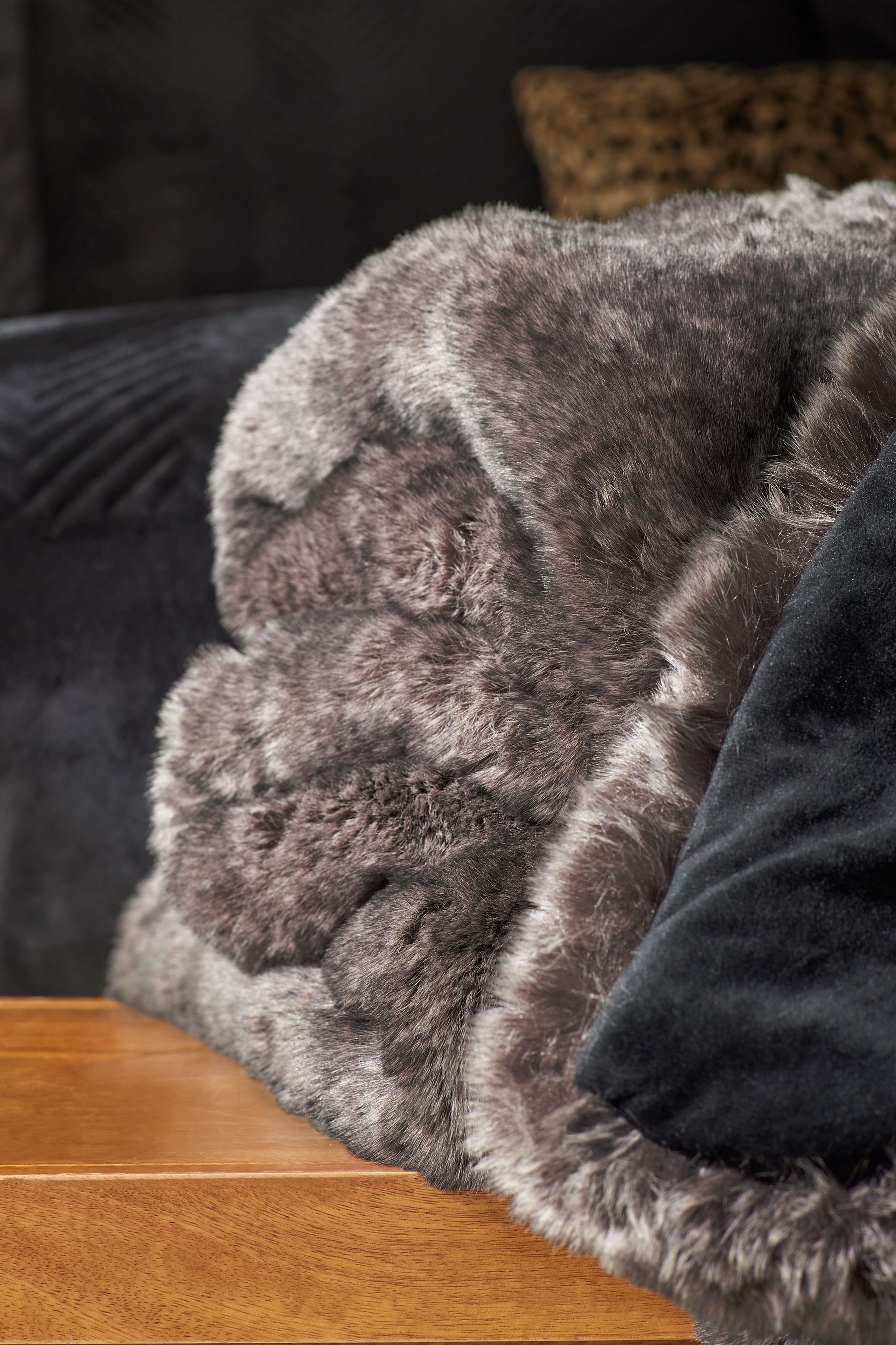 Next grey throws best sale