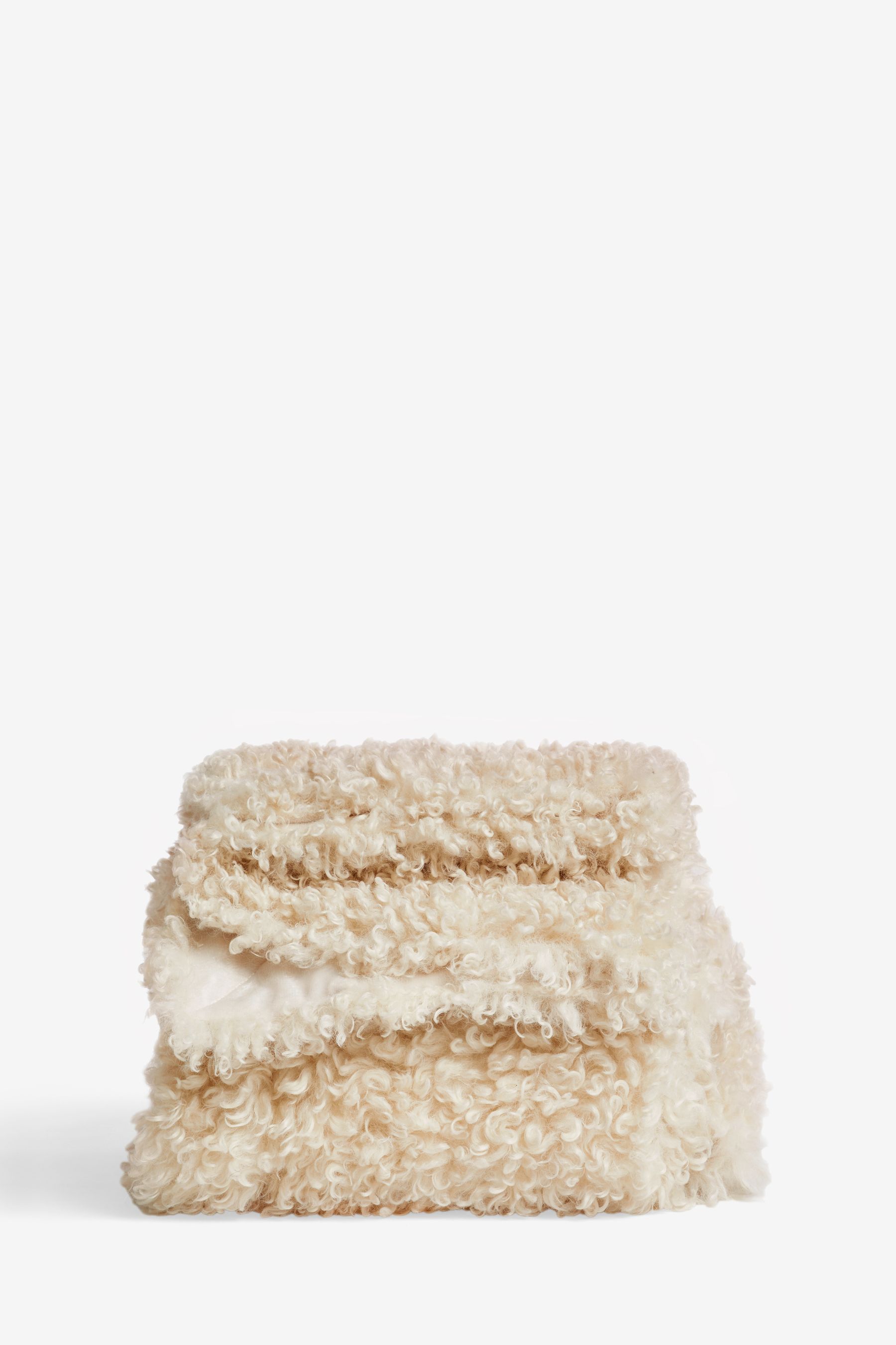 Buy Ivory Alpine Faux Fur Throw from the Next UK online shop