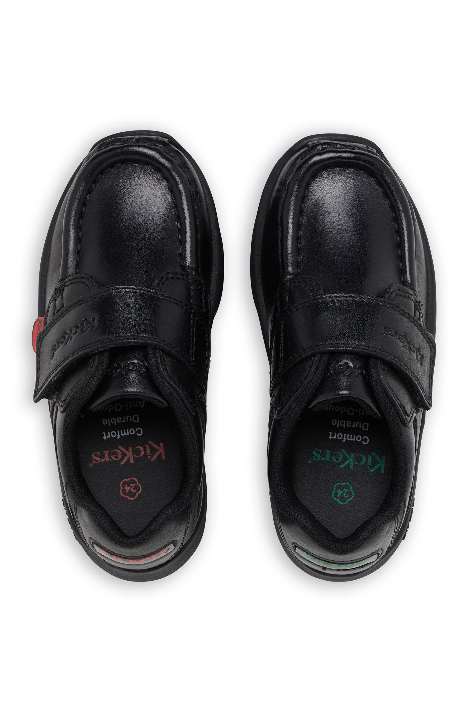 Buy Kickers Black Infants Reasan Strap Leather Shoes from Next Armenia