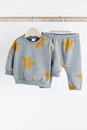 Blue Star Cosy Baby Sweatshirt And Joggers 2 Piece Set - Image 4 of 11
