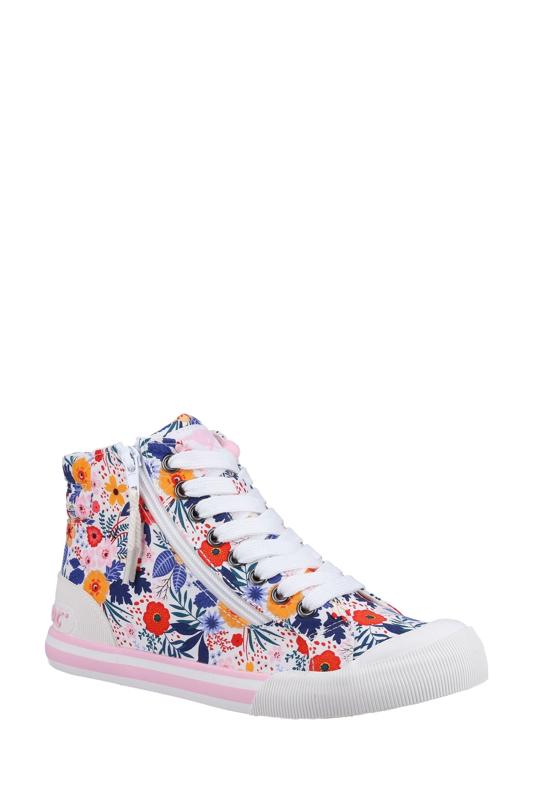Buy Rocket Dog Jazzin Hi Top 10A Canvas Cotton Trainers from Next Luxembourg