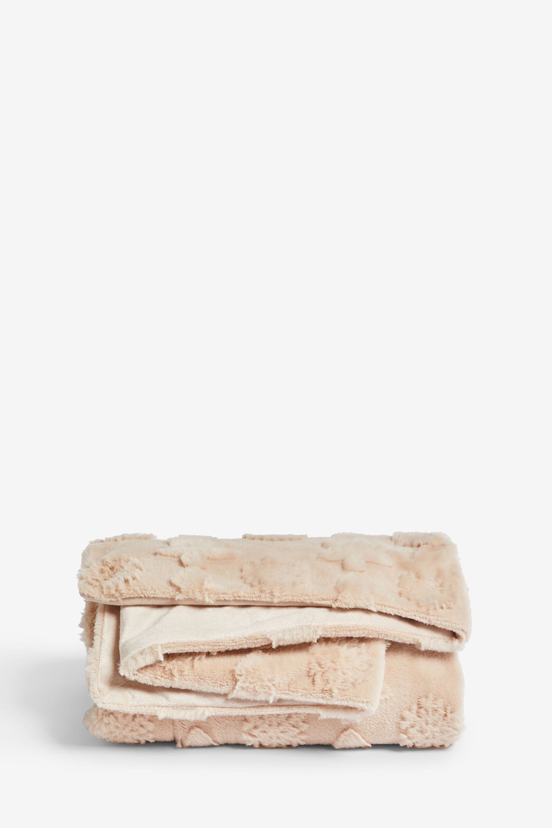 Grey faux fur throw matalan online