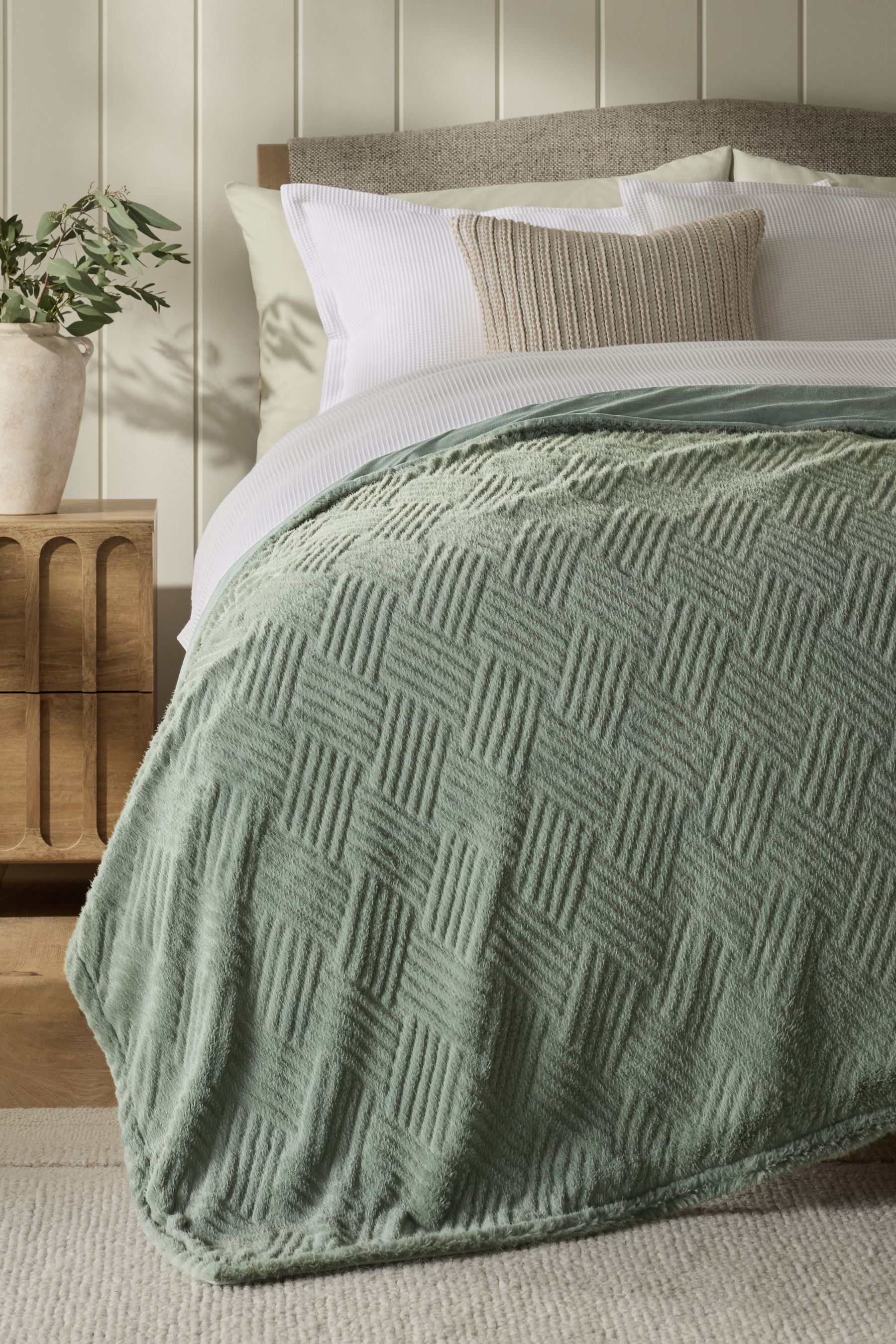 Next green throw best sale