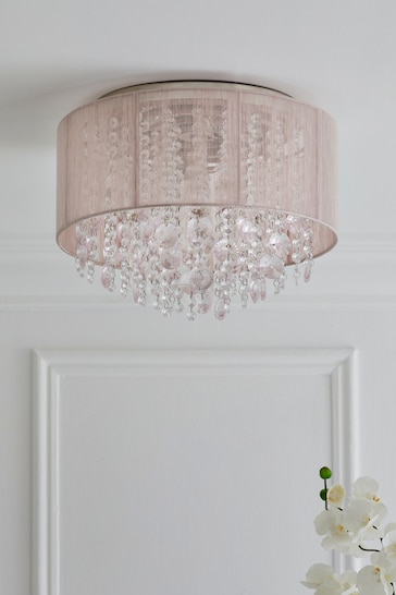 Pink Palazzo Flush Ceiling Light
