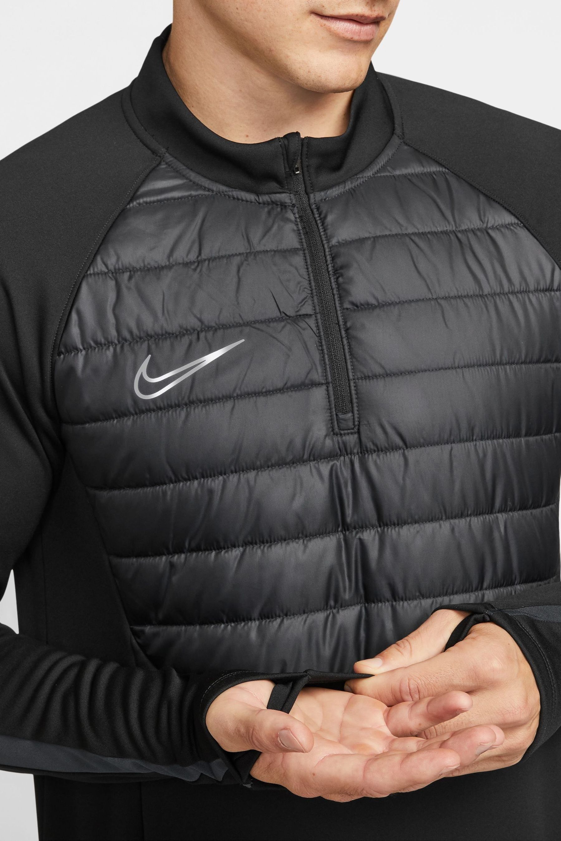 Nike academy half zip deals