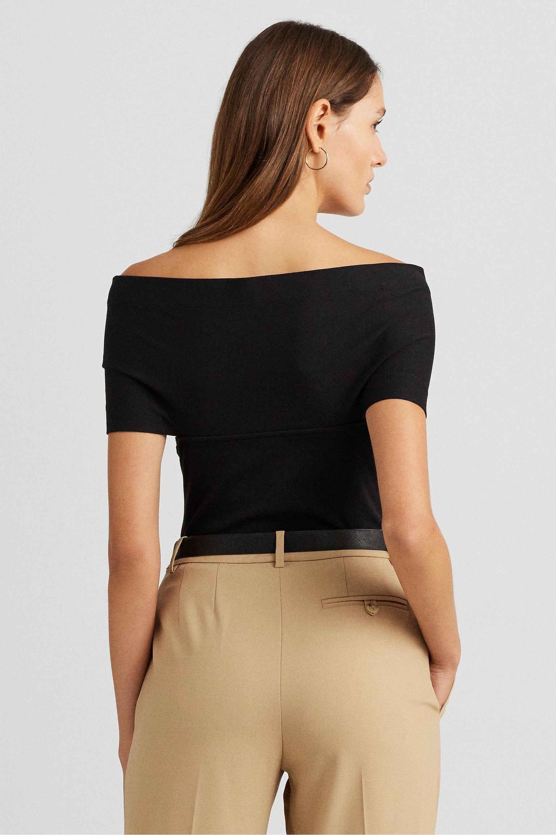 Ralph lauren black blouse online