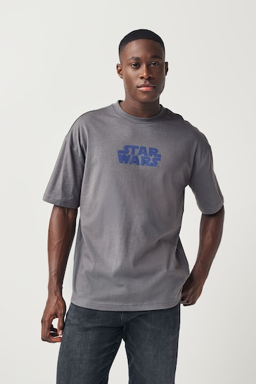 Grey Star Wars Licence T-Shirt