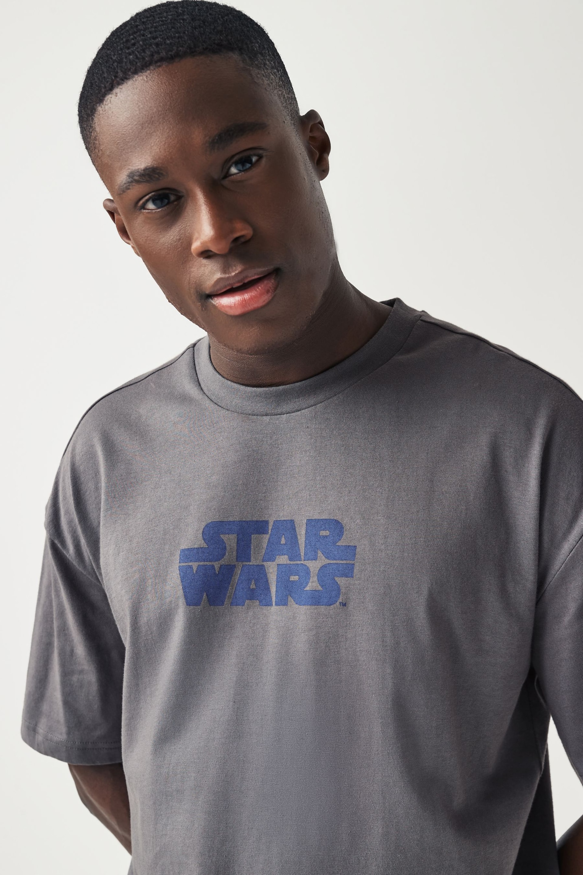 Grey Star Wars Licence T-Shirt - Image 4 of 7