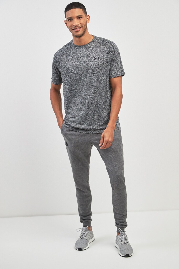 Under Armour Grey Marl Tech 2 T-Shirt - Image 4 of 5