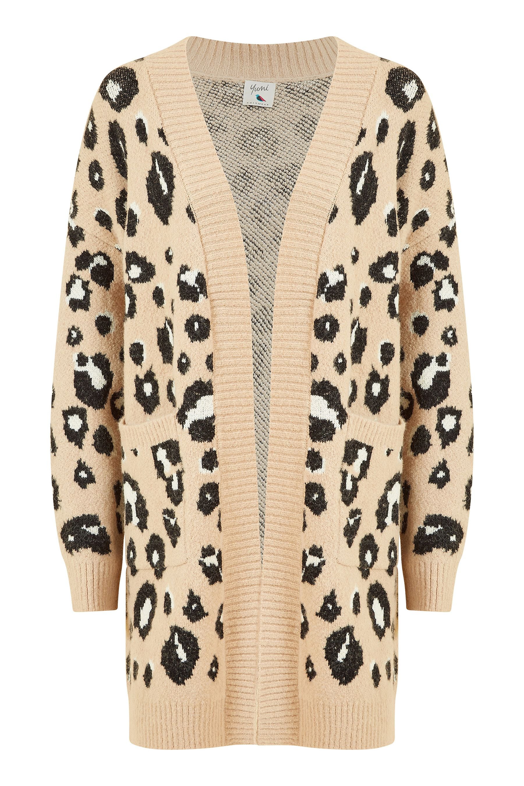 Next animal print cardigan sales