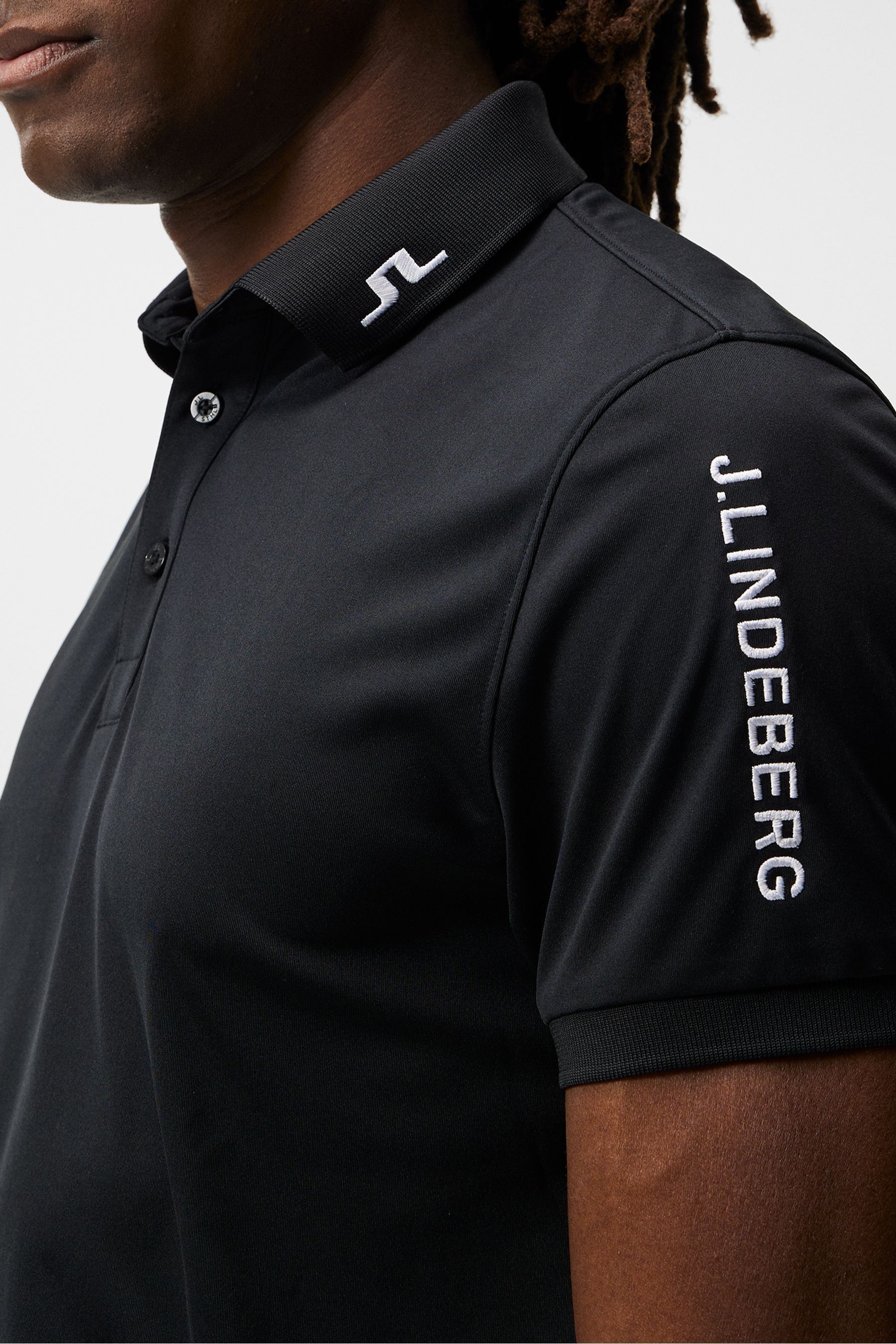 J lindeberg black polo 2025