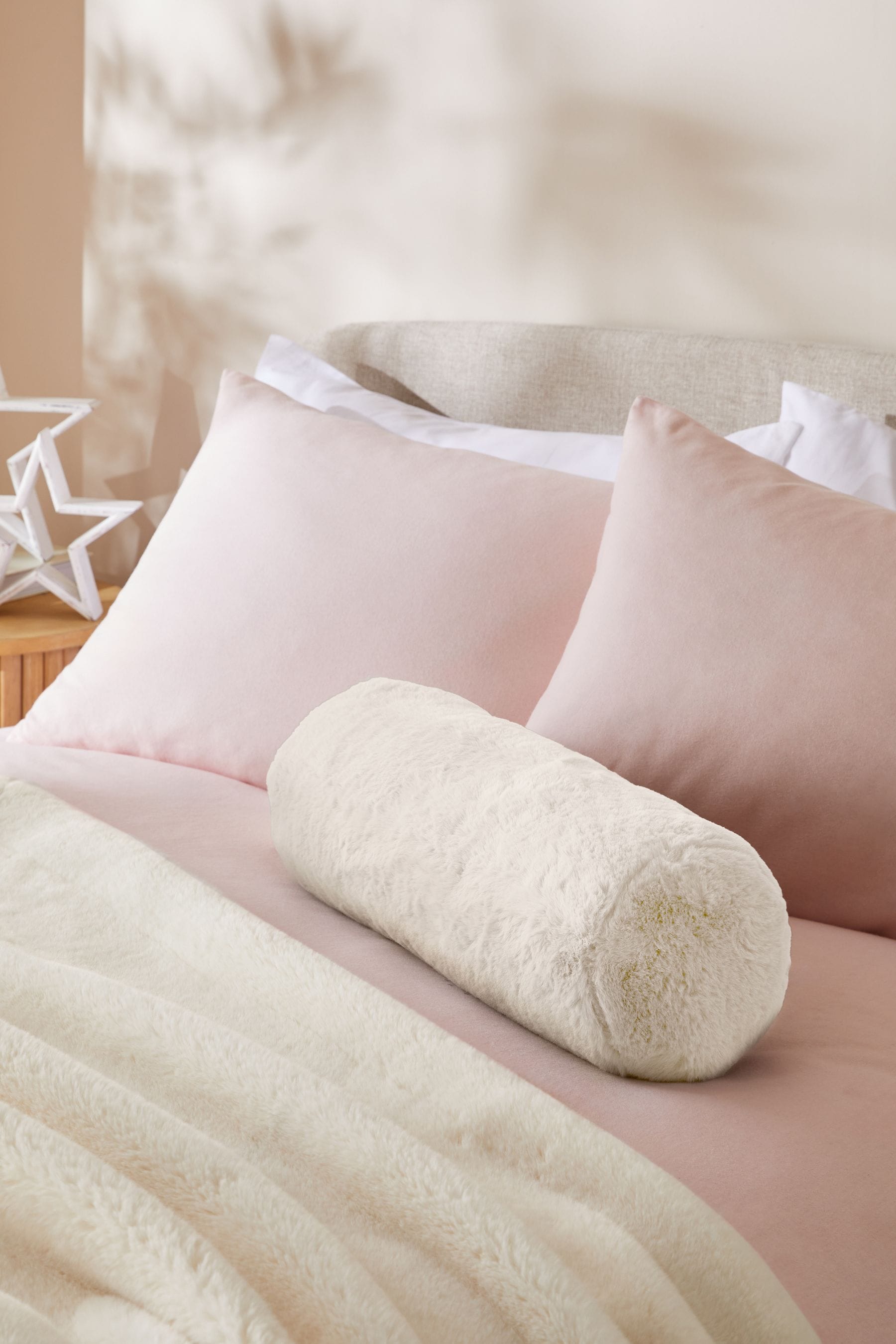 Plush bolster pillow online