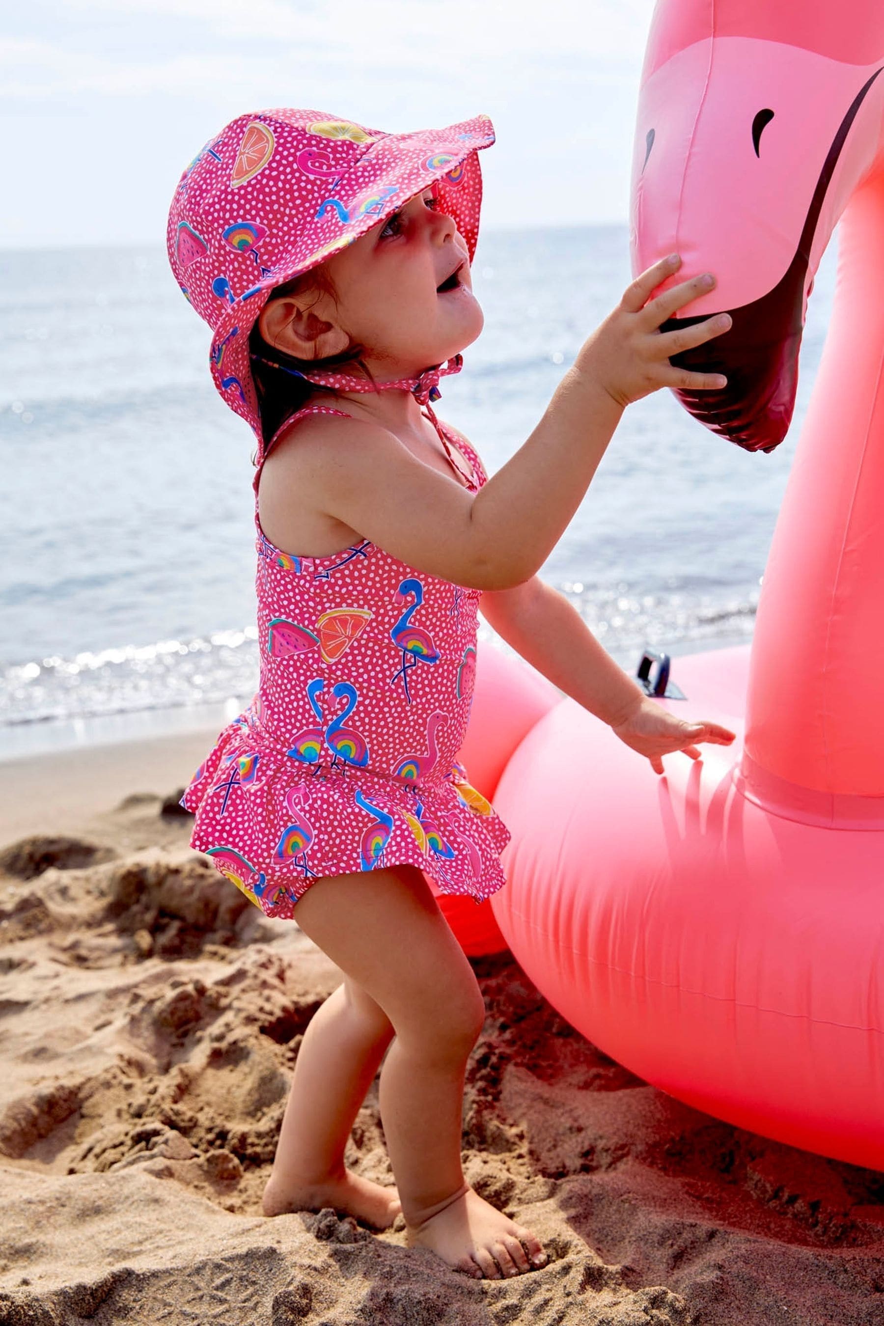 Baby flamingo swimsuit online