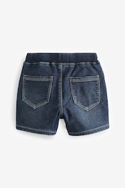 Dark Wash Jersey Denim Pull-On Shorts (3mths-7yrs) - Image 4 of 5