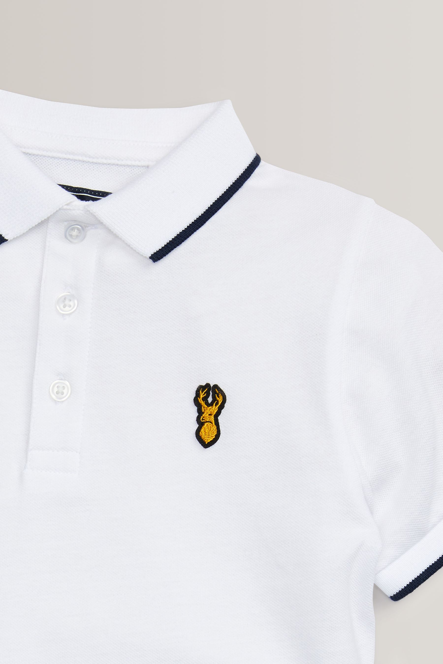 Polo shirt white and black online