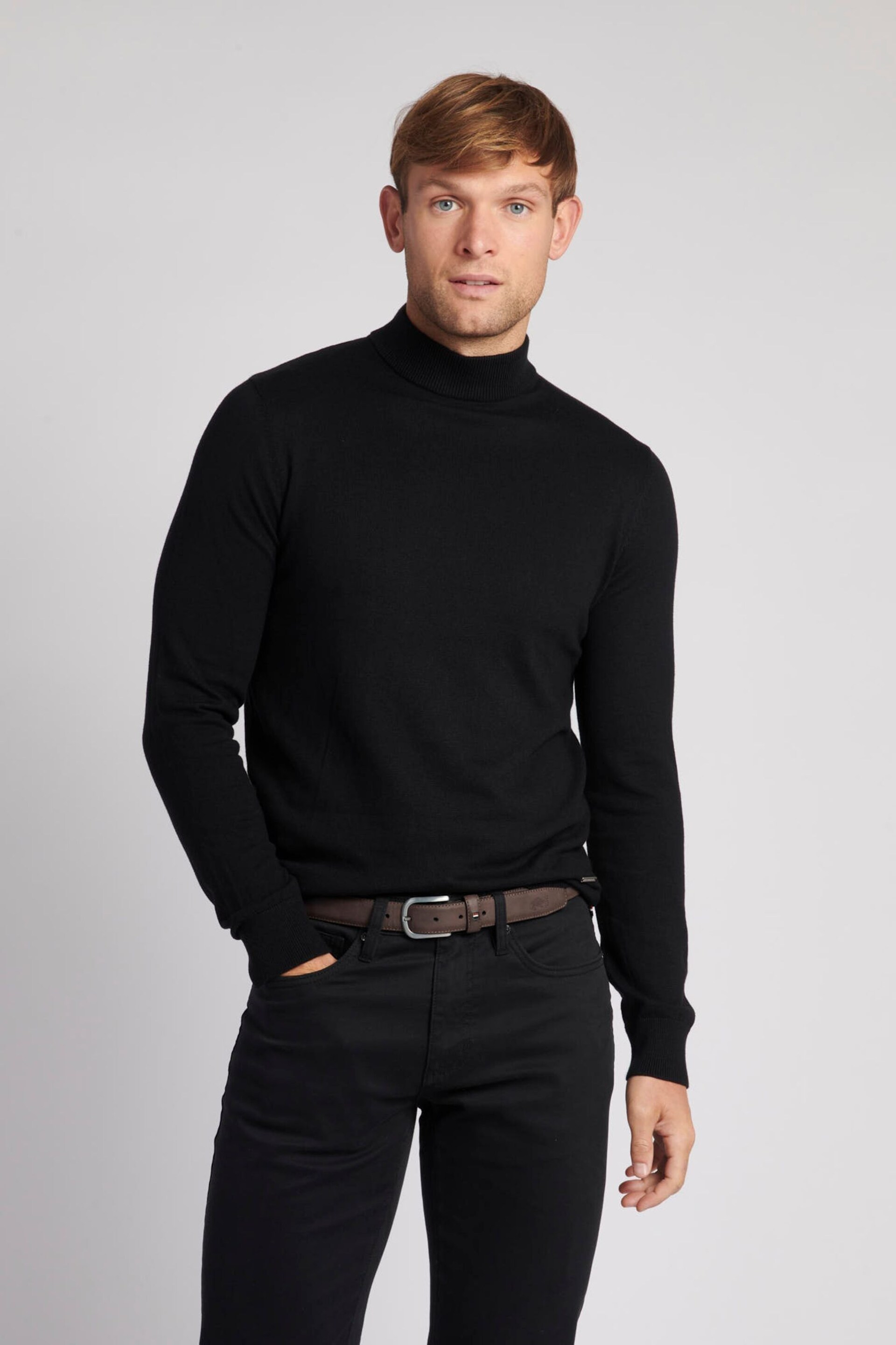 U.S. Polo Assn. Mens Turtleneck Black Jumper - Image 4 of 9