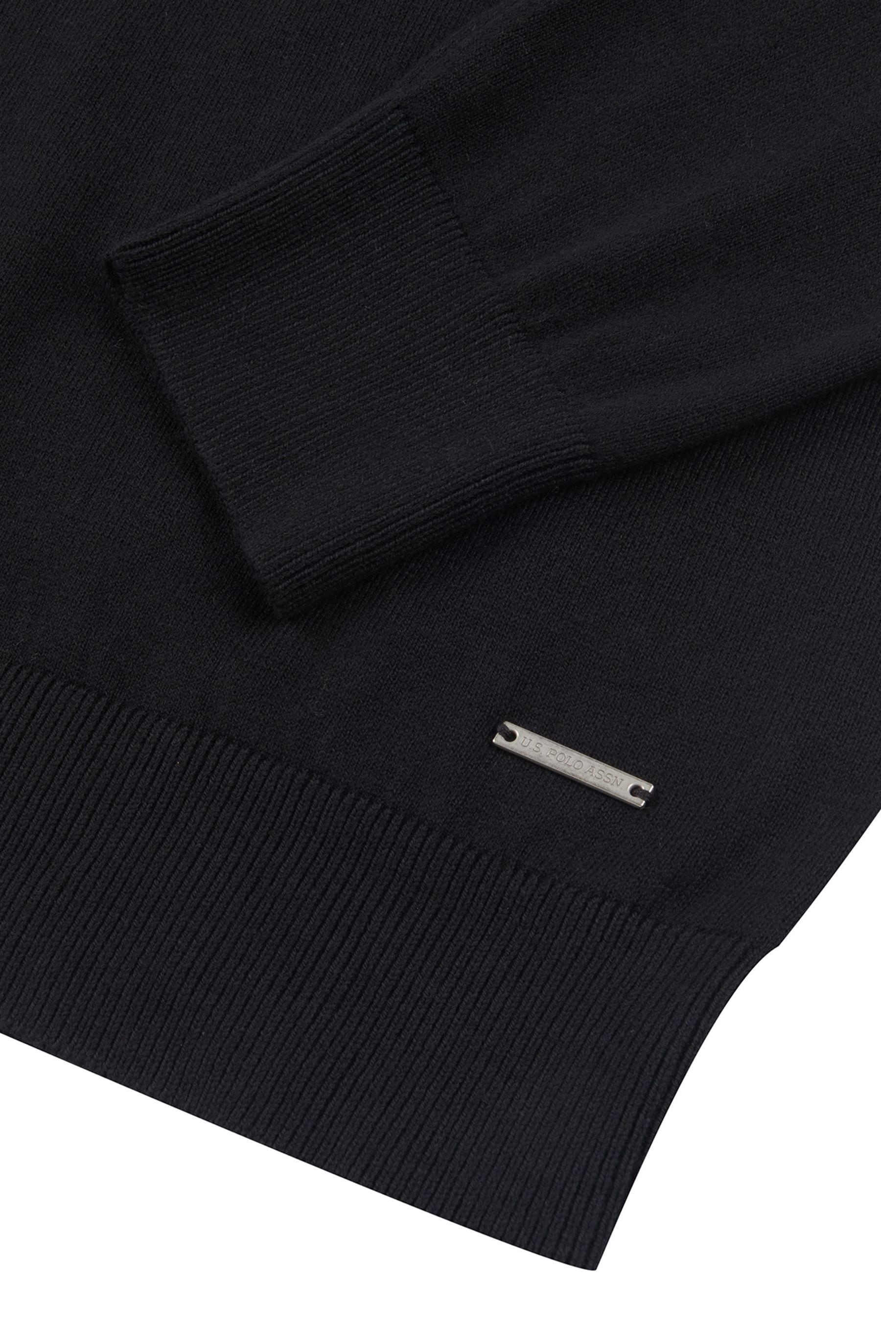Black turtle neck jumper mens best sale