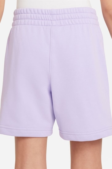 Nike Purple Club Fleece Shorts