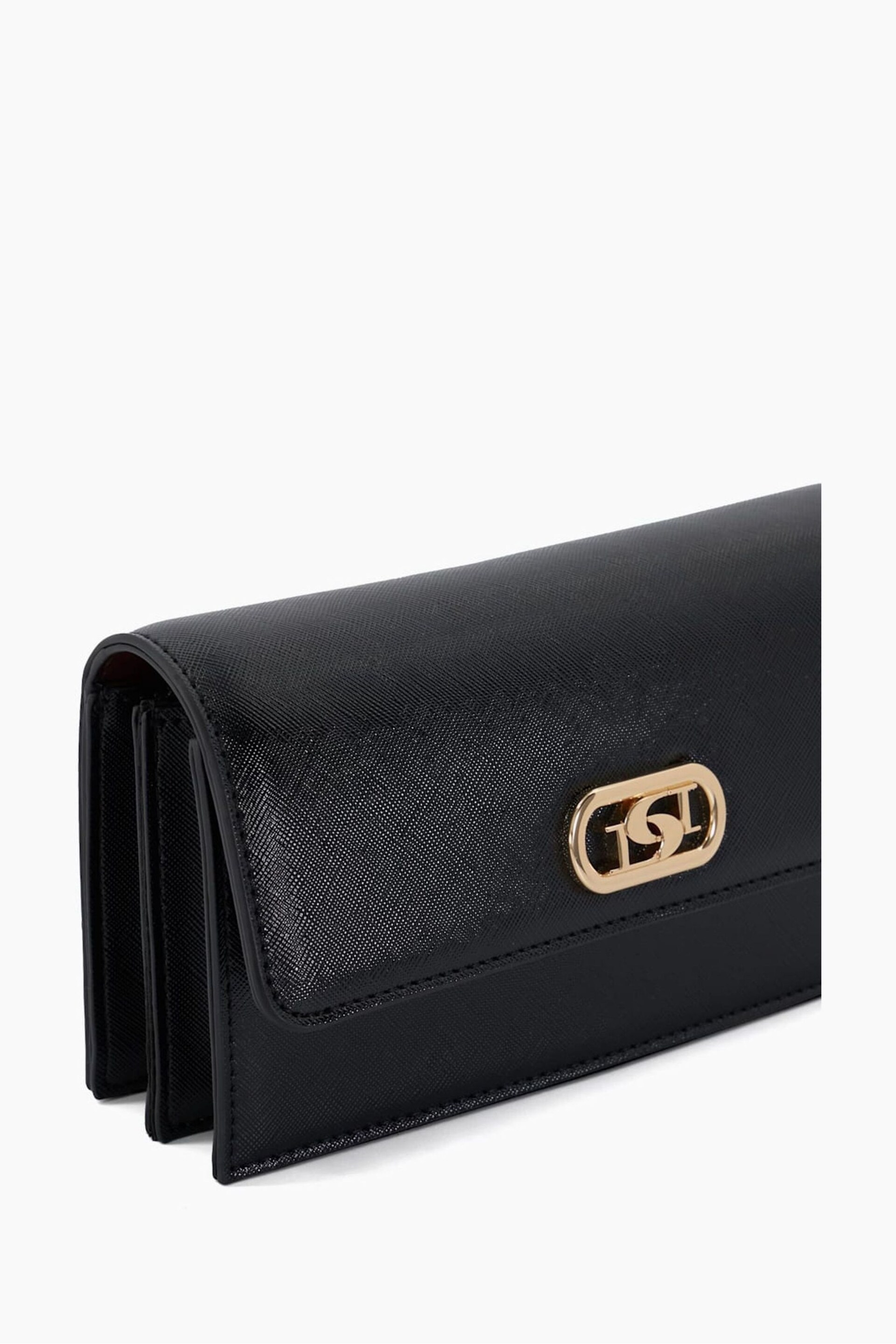 Dune London Black Sapphire Branded Phone Cross-Body Bag - Image 6 of 6