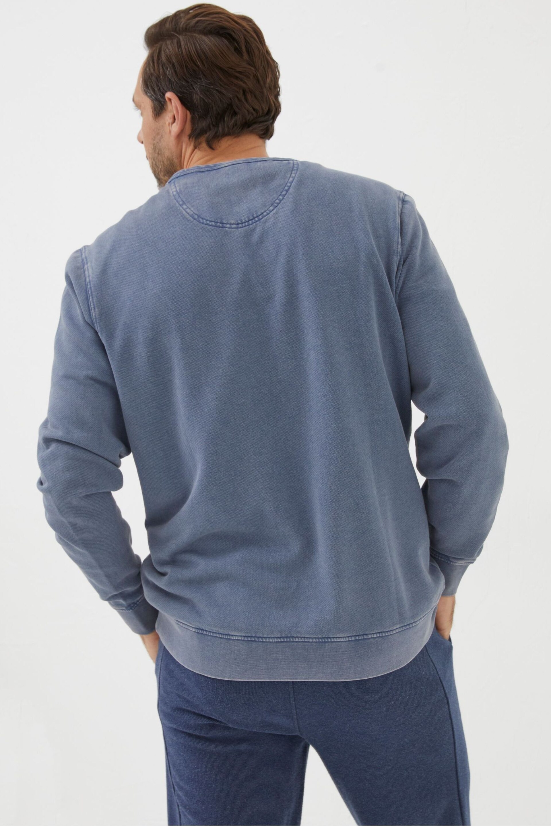 FatFace Blue Petersfield Sweatshirt - Image 2 of 5