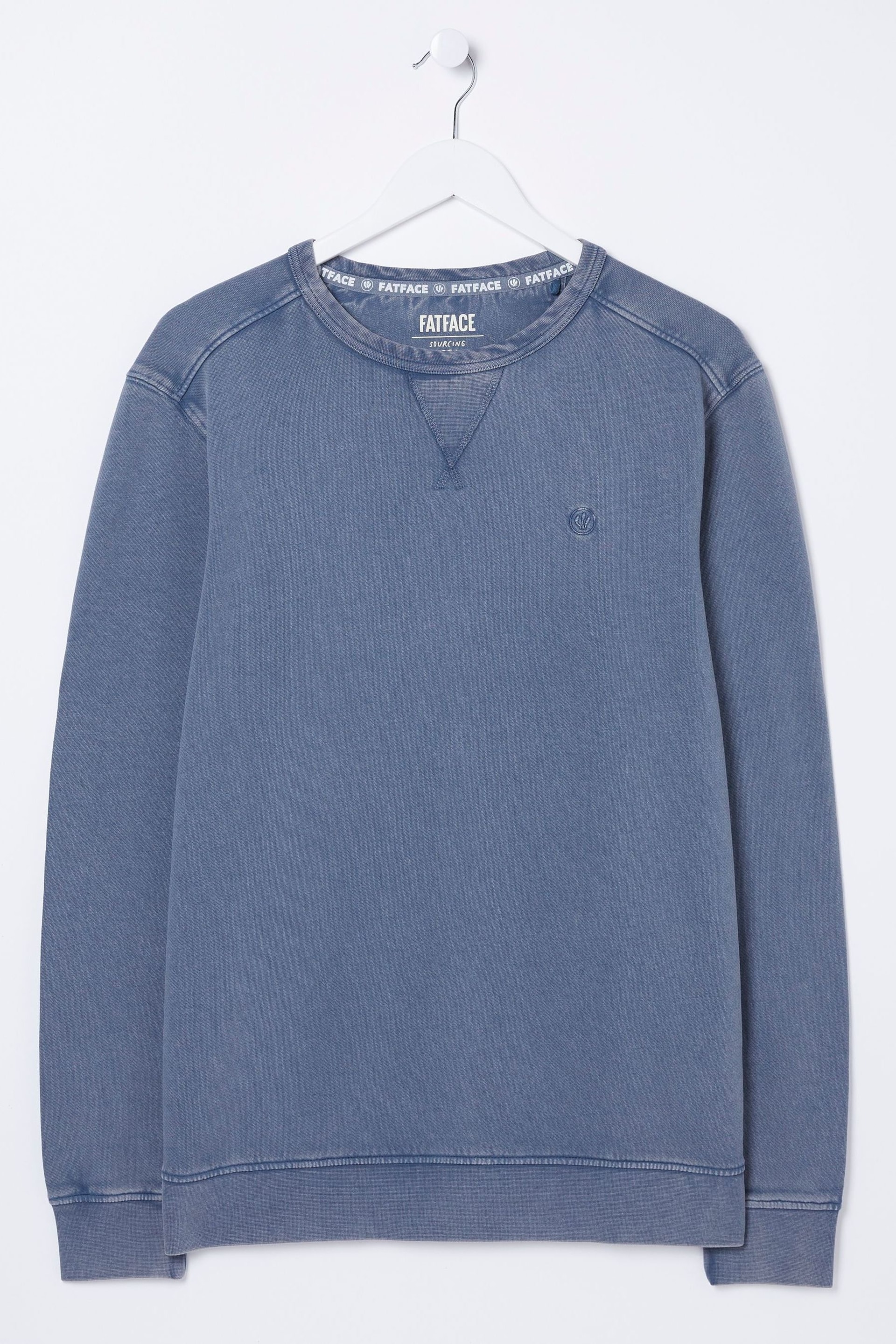 FatFace Blue Petersfield Sweatshirt - Image 5 of 5