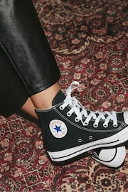 Converse Black Chuck Taylor All Star High Trainers - Image 1 of 9