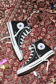 Converse Black Chuck Taylor All Star High Trainers - Image 2 of 9