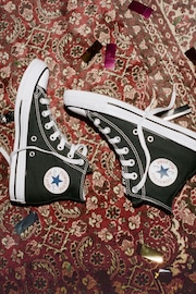 Converse Black Chuck Taylor All Star High Trainers - Image 3 of 9