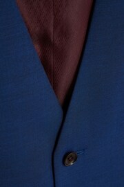 Bright Blue Signature Tollegno Wool Suit Waistcoat - Image 10 of 10