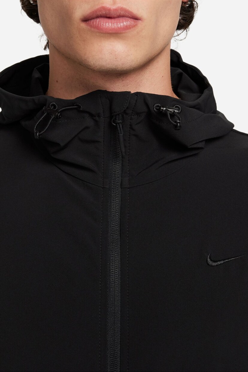 Nike Black Repel Unlimted Hooded Running Jacket - Image 4 of 11