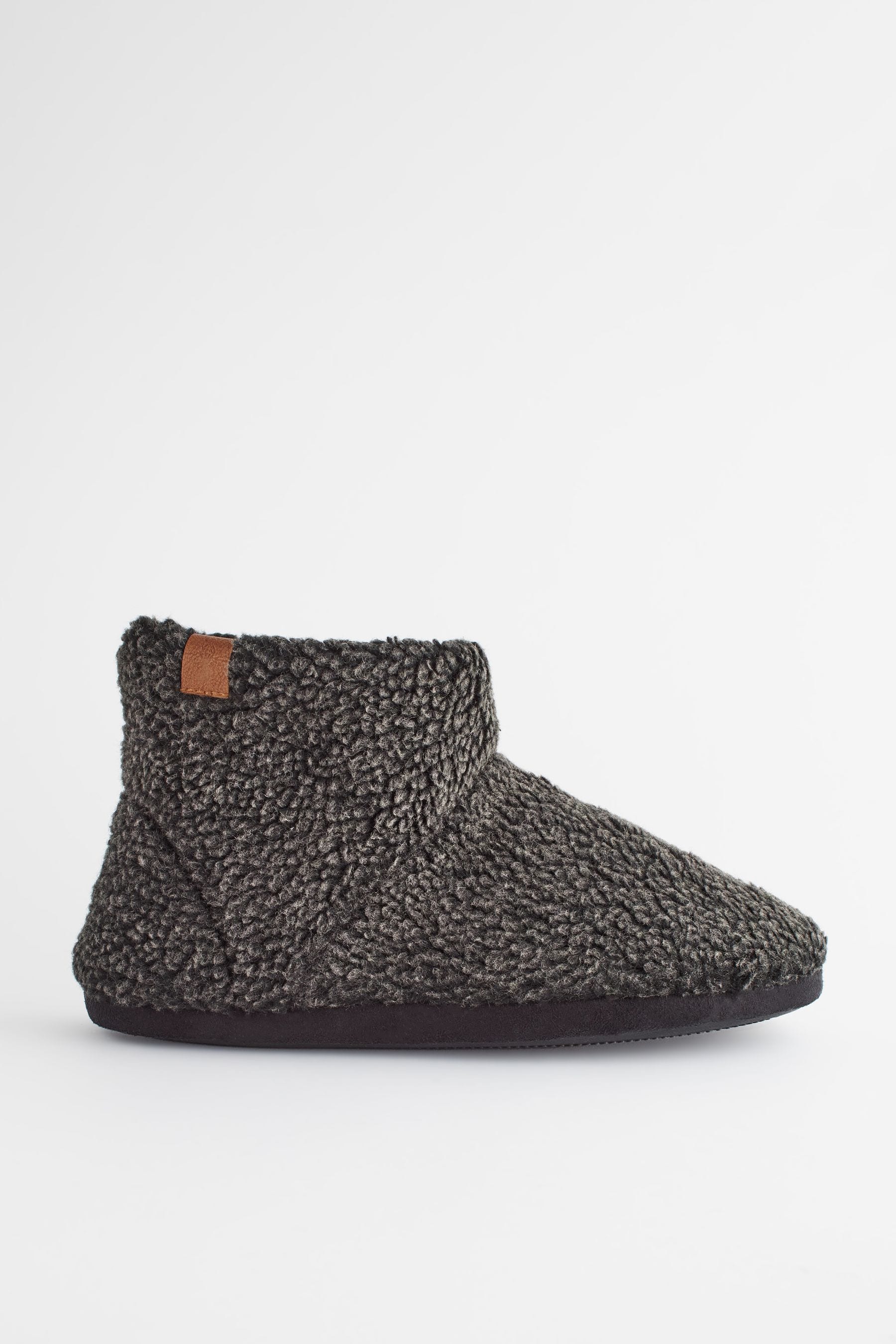 Grey slipper boots top