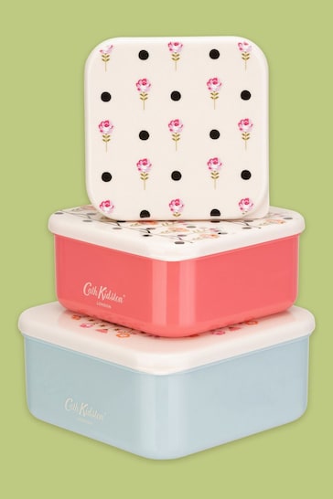Cath Kidston Blue Painted Table Snack Boxes 3PK Set of 2
