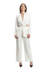 Bardot White Cassian Cut-Out Blazer - Image 3 of 5