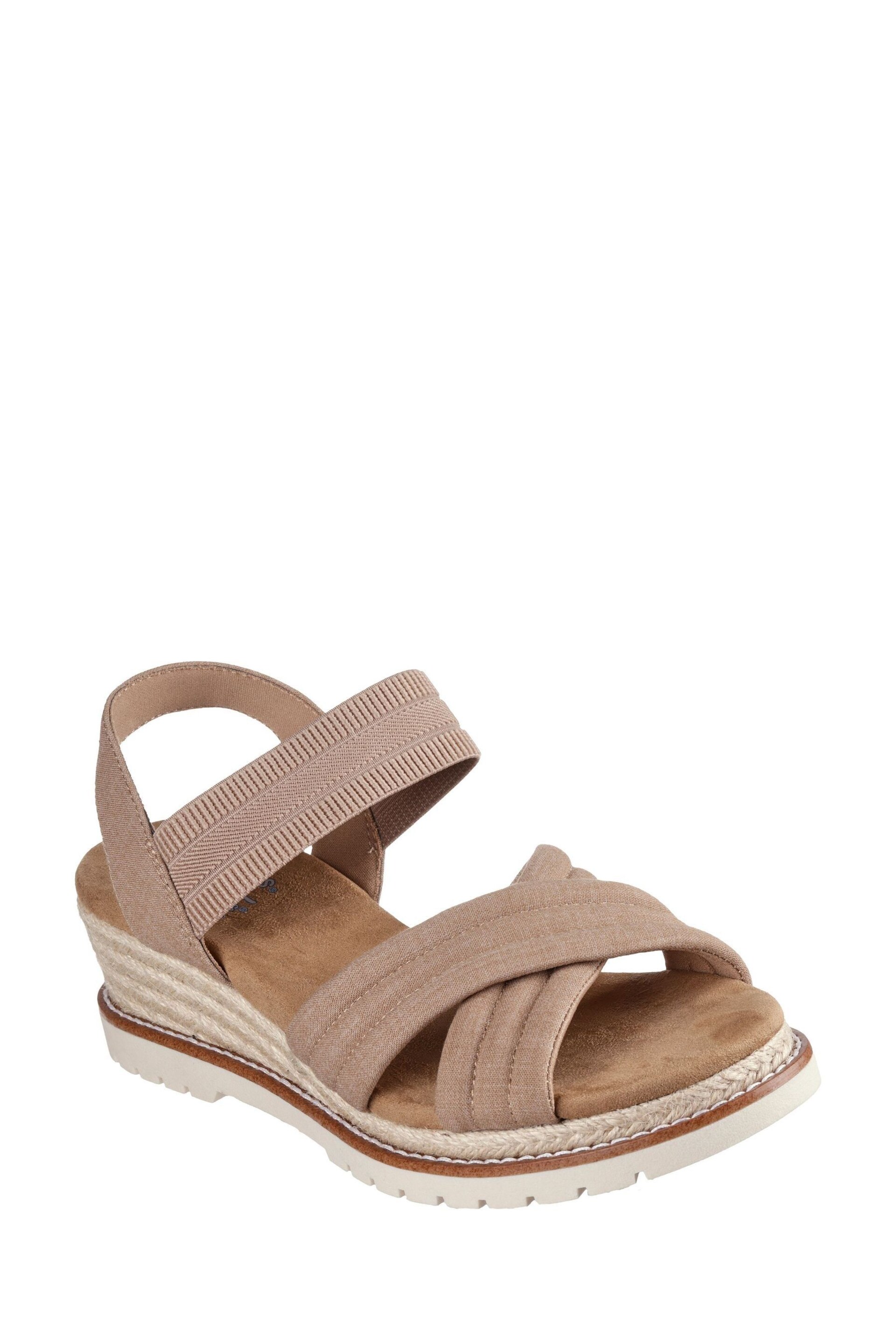 Skechers Natural Bobs Desert Chill Sweet Crossing Sandals - Image 6 of 8