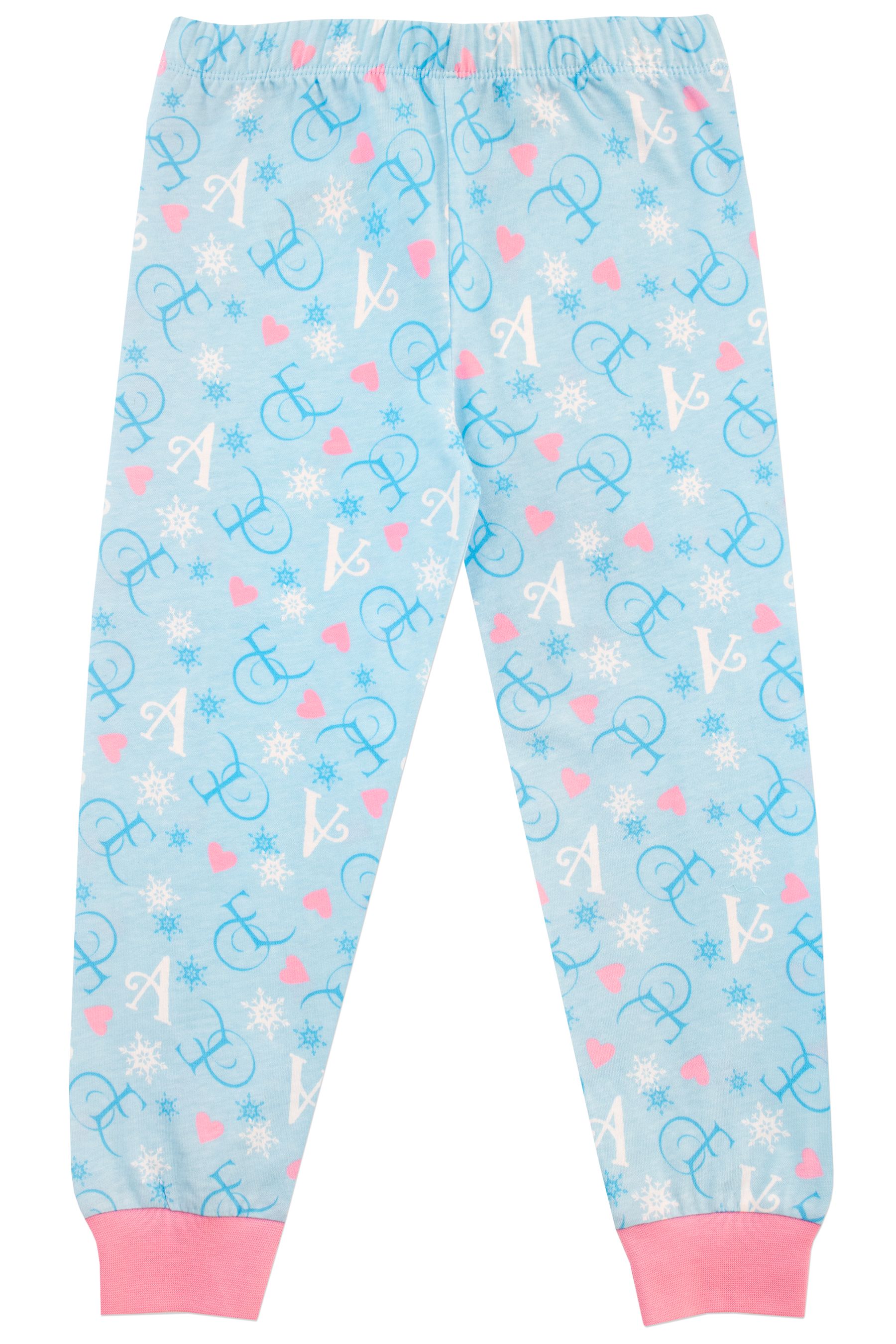 Buy Character Blue Disney Frozen Long Leg 100 Cotton Pyjama Set from Next United Arab Emirates