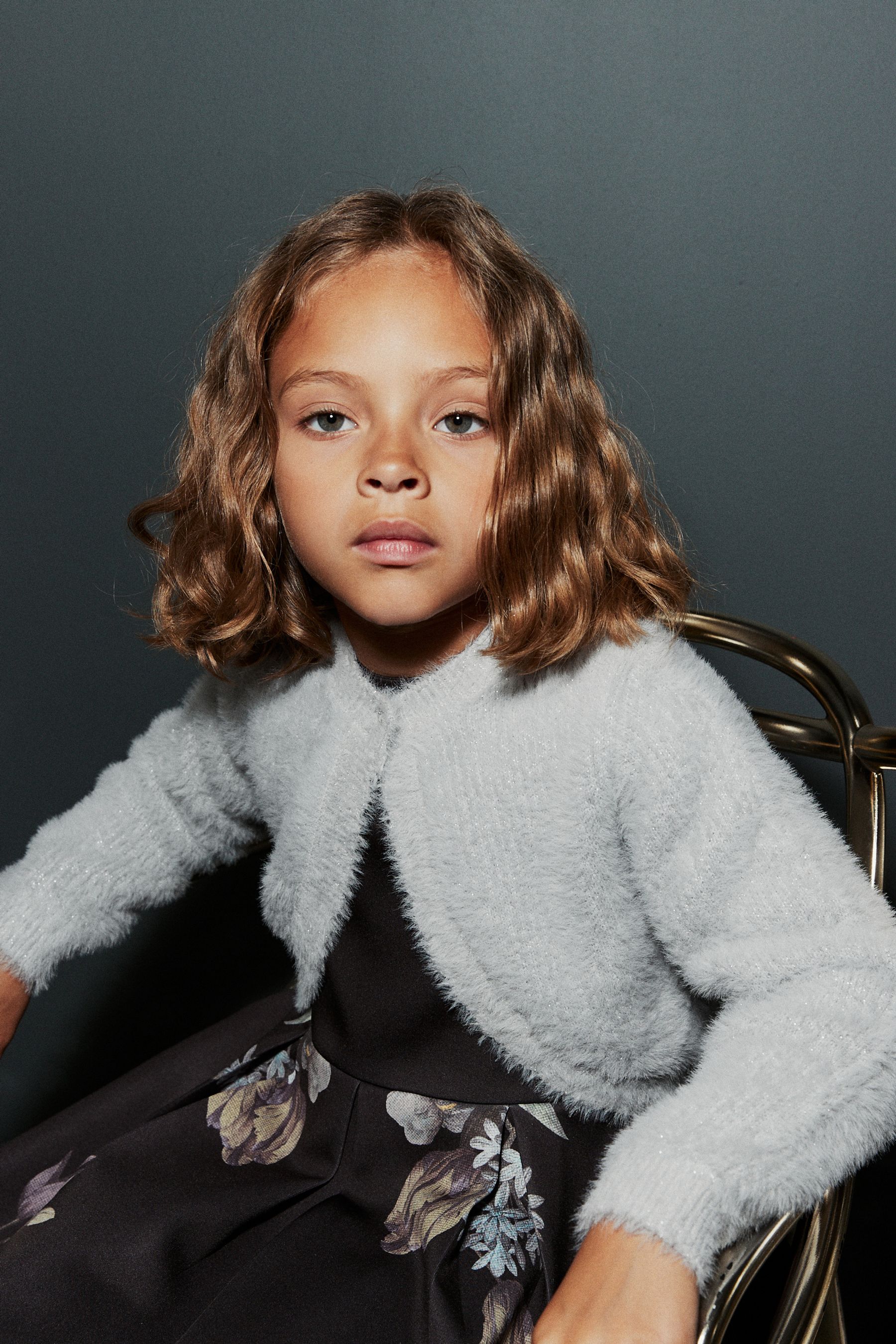 Buy Grey Fluffy Shrug Cardigan 12mths 16yrs from Next Luxembourg
