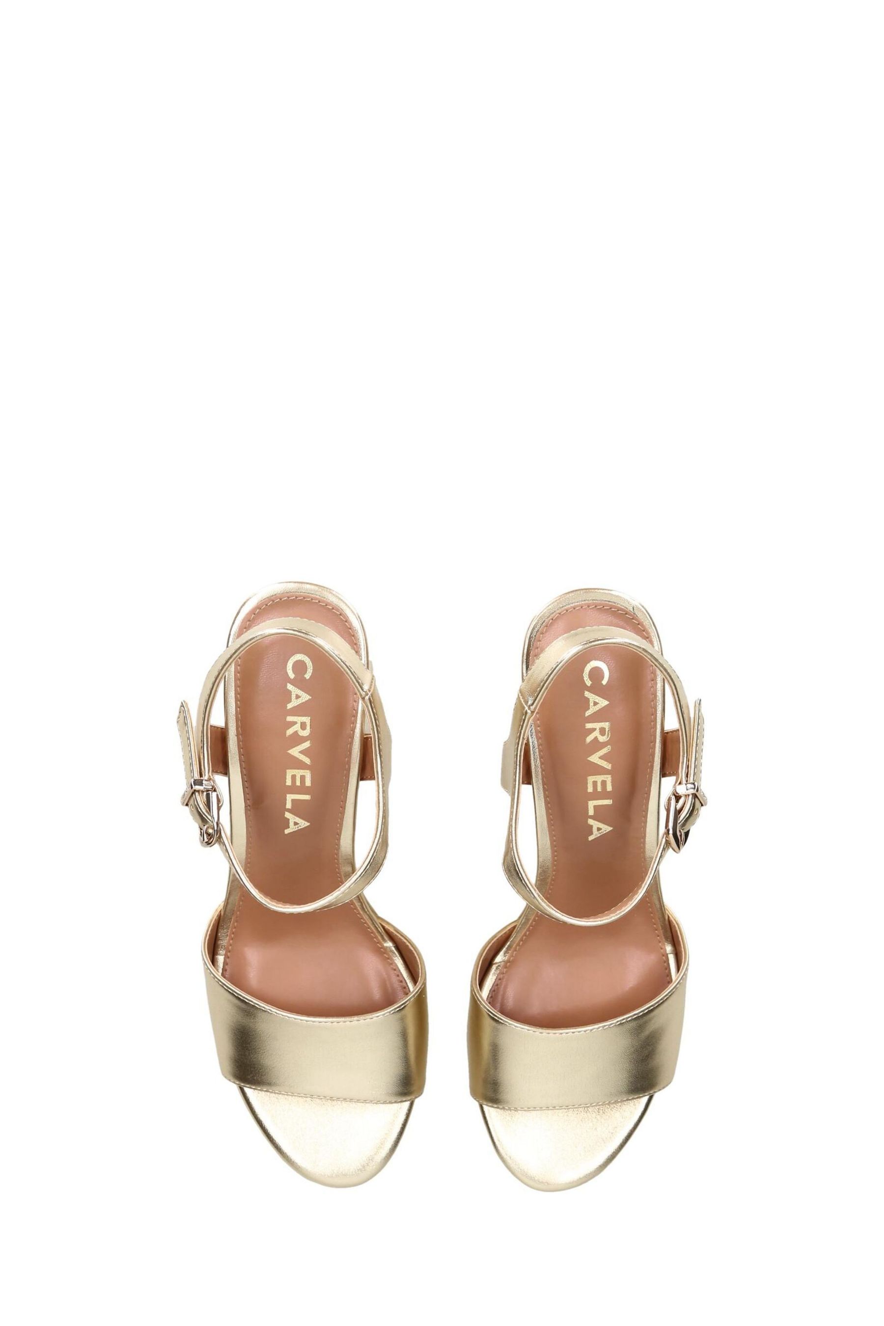 Buy Carvela Gold Safiyah Sandals from the Next UK online shop
