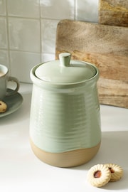 Sage Green Wolton Biscuit Jar - Image 2 of 3