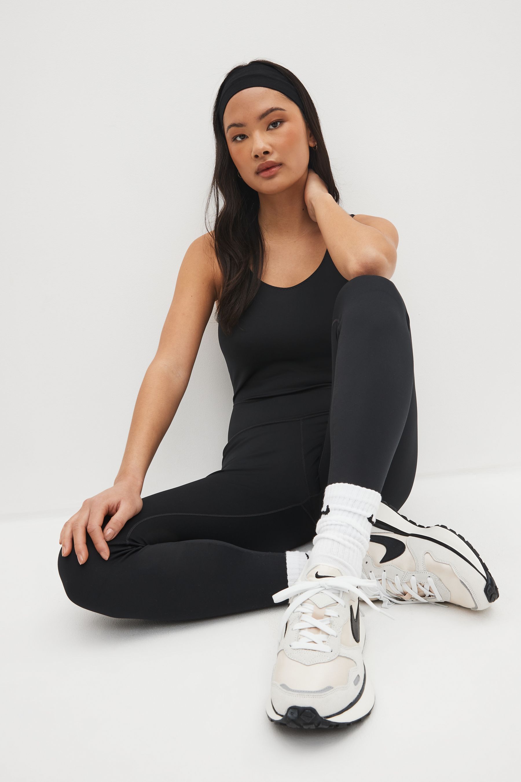 Nike air black unitard jumpsuit shop