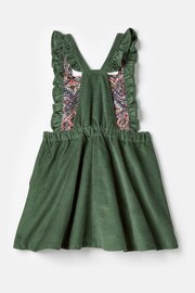 Joules Adaline Green Corduroy Pinafore Dress - Image 2 of 5
