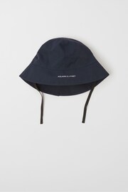 Polarn O. Pyret Blue Waterproof Shell Rainhat - Image 1 of 3