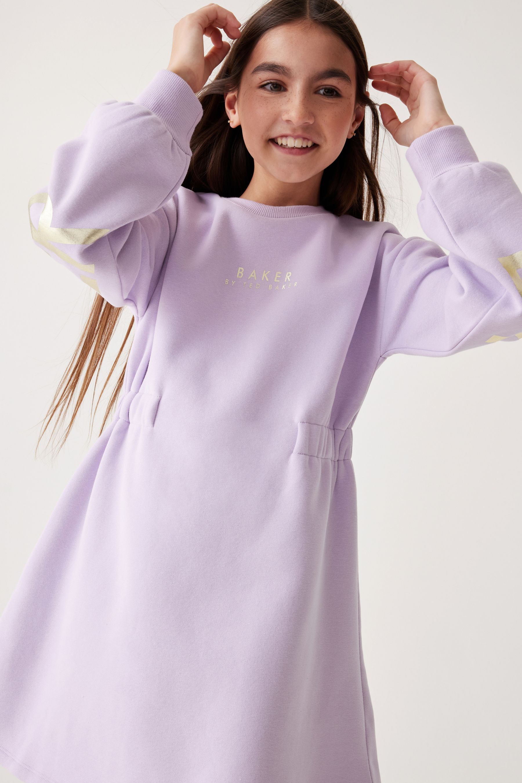Buy Baker by Ted Baker Branded Back Sweat Dress from Next Luxembourg