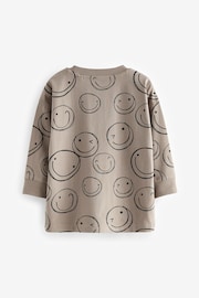 Neutral 100% Cotton All-Over Print Long Sleeve T-Shirt (3mths-7yrs) - Image 5 of 6