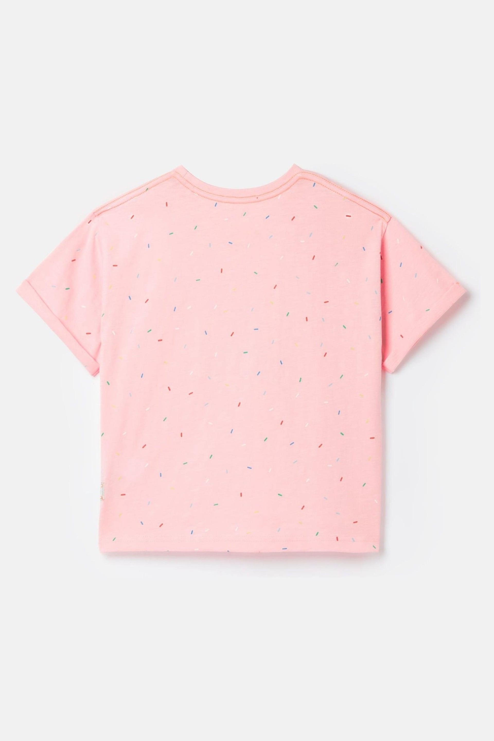 Joules Fun Days Pink Short Sleeve Graphic T-shirt - Image 4 of 7