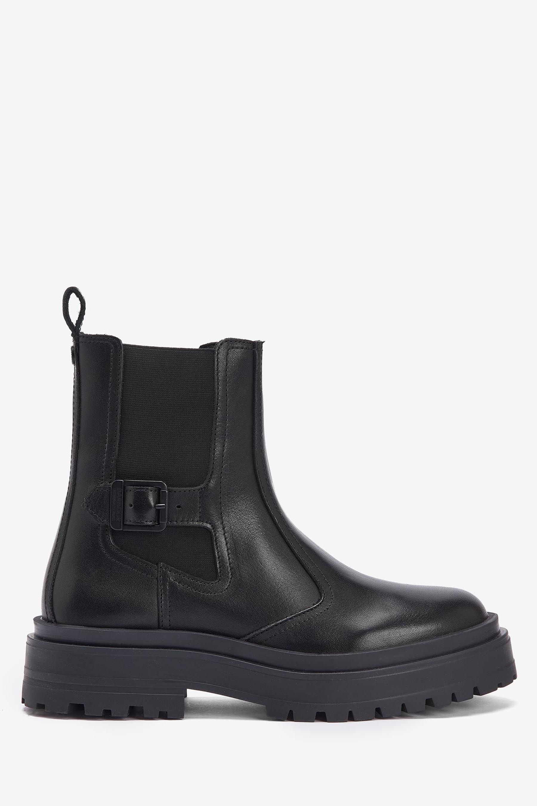 Buy Barbour International Milla Chunky Leather Chelsea Black Boots from Next Malta