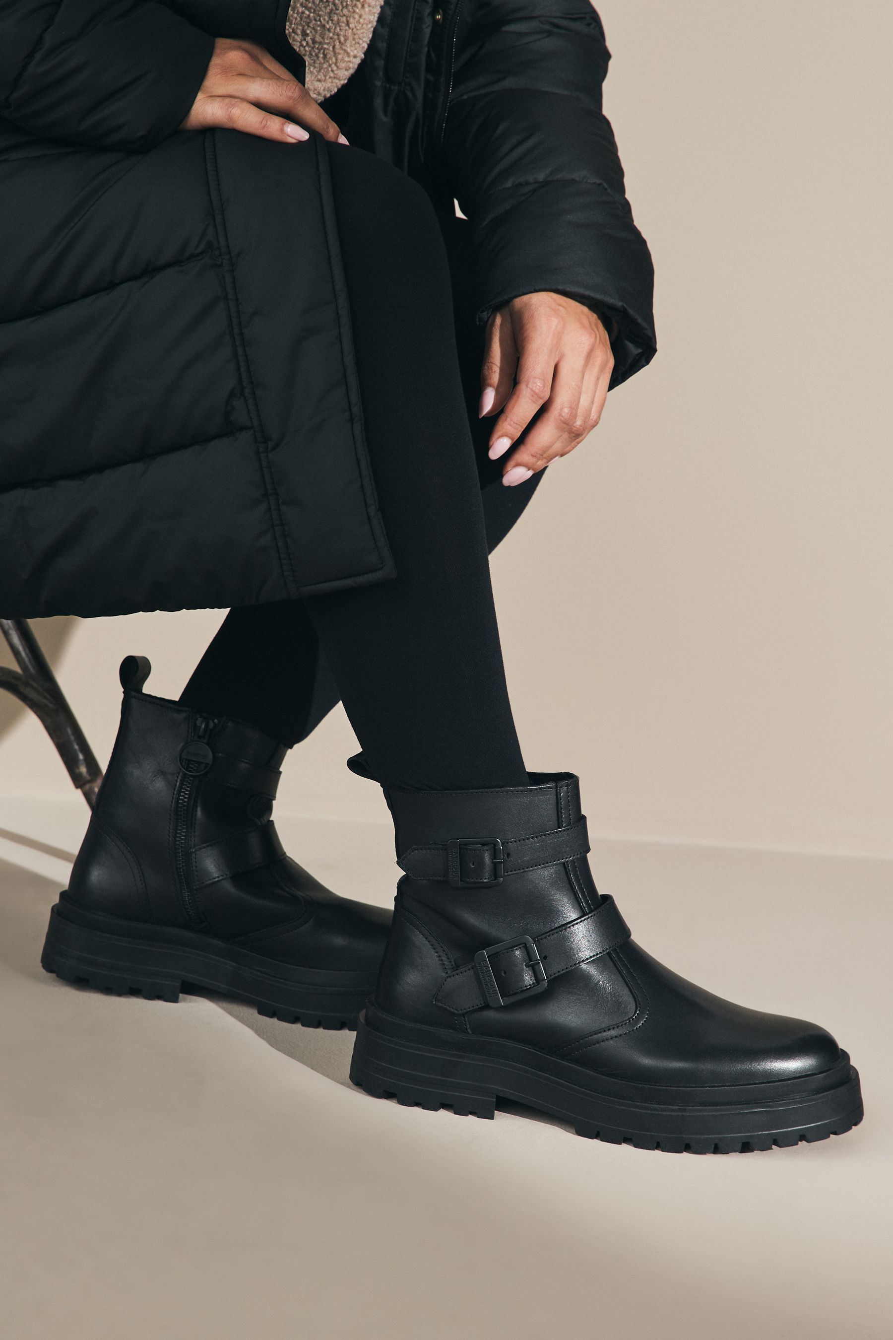 Barbour buckle boots outlet